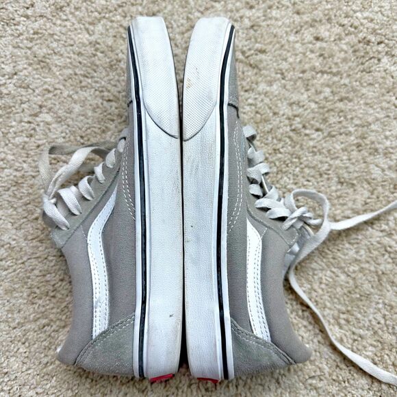 VANS Grey Suede Low Top Mens 5.5 Womens 7 - Picture 3 of 5